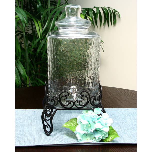 House of Hampton® Mccutchen Eiffel Tower Beverage Dispenser on Stand